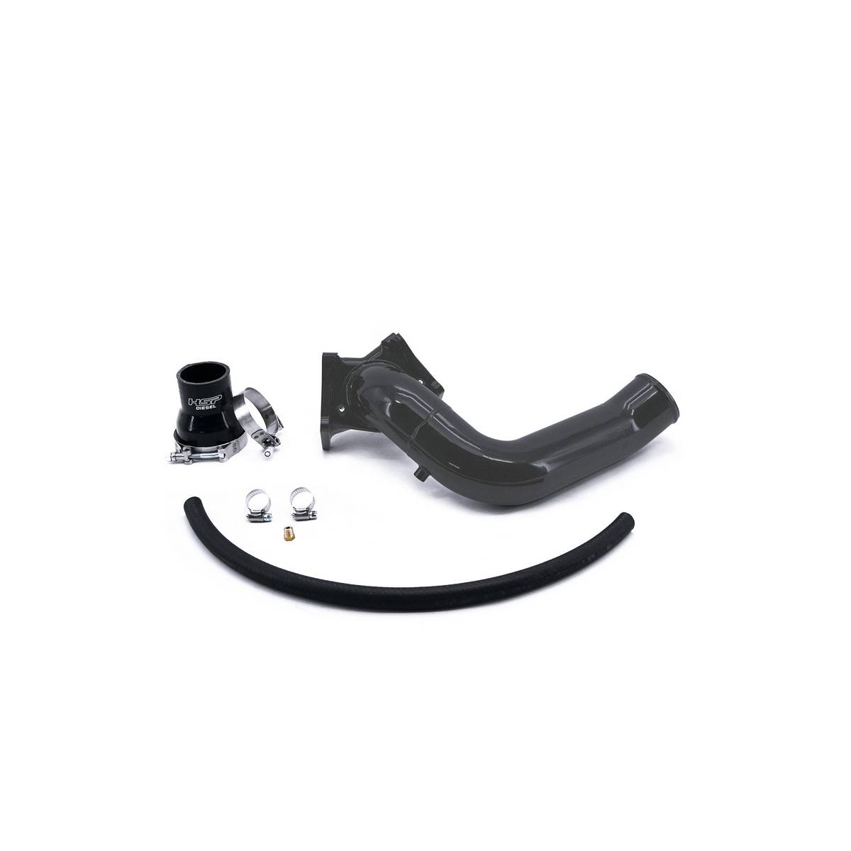 HSP Diesel - HSP Diesel 2004.5-2005 Silverado/Sierra 2500/3500 Max Flow Bridge to Factory Cold Side Kingsport Grey - 206-DG