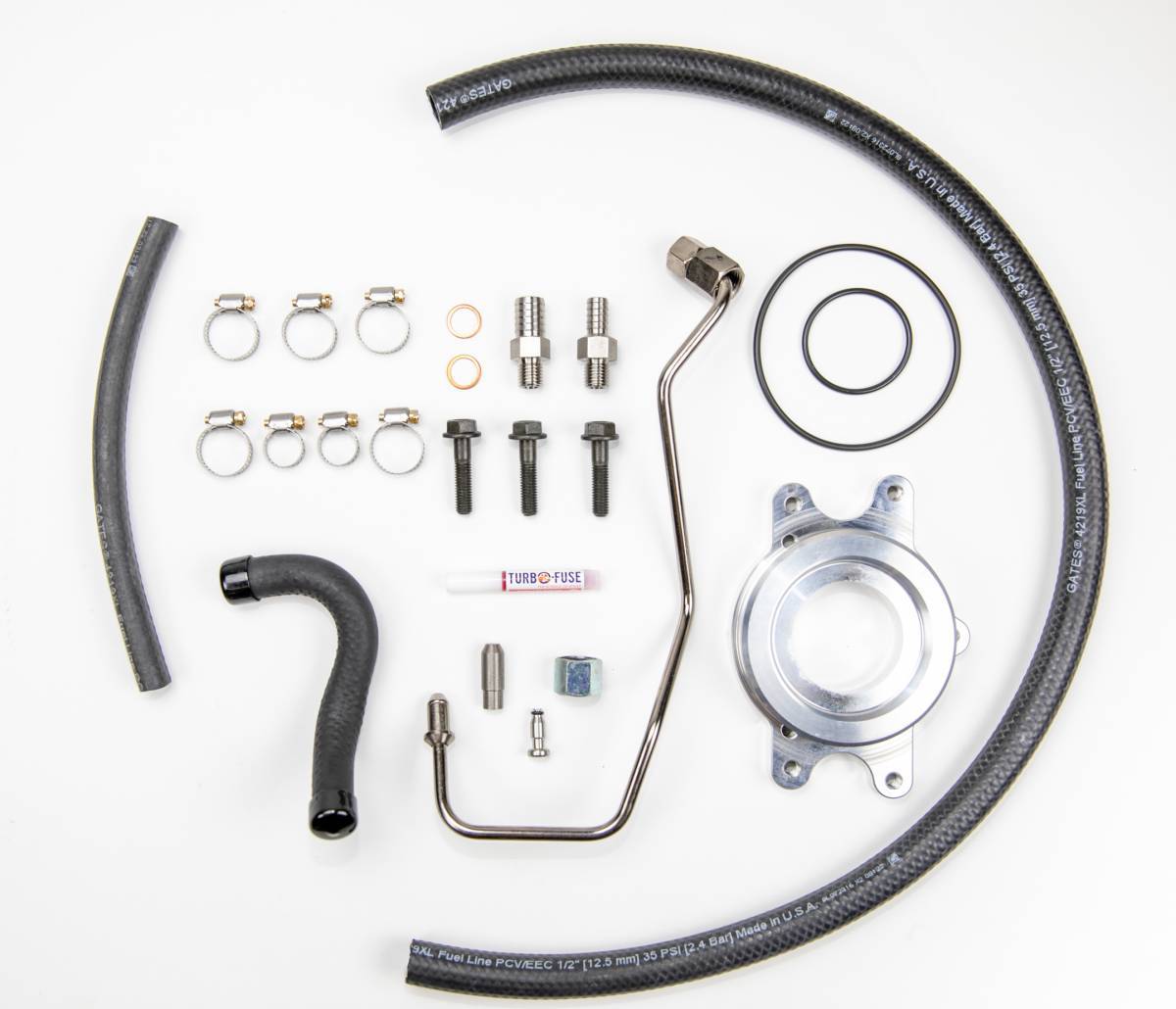 Dans Diesel Performance - Dans Diesel Performance LML CP3 Diesel Fuel Pump Conversion Kit Without Pump Raw - D05-F01-CCK