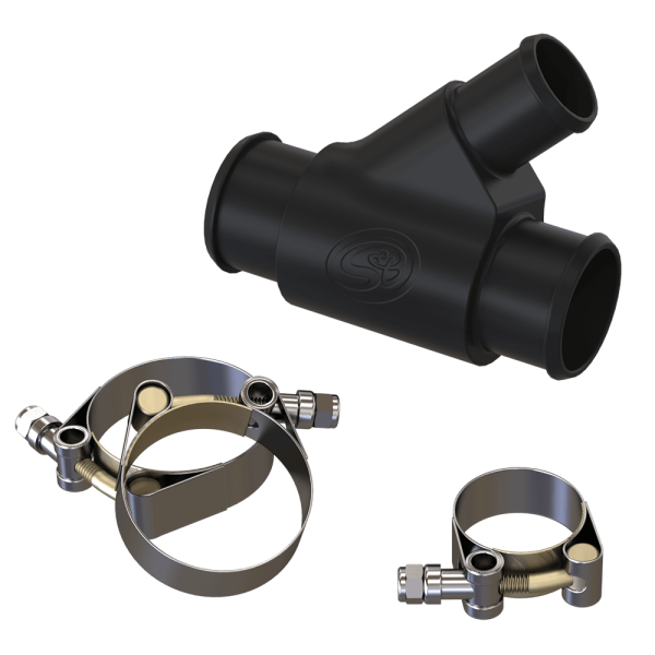 S&B - S&B ALUMINUM Y-PIPE FOR 2013-2015 DODGE RAM CUMMINS 6.7L (DUAL RADIATOR) 85-1000