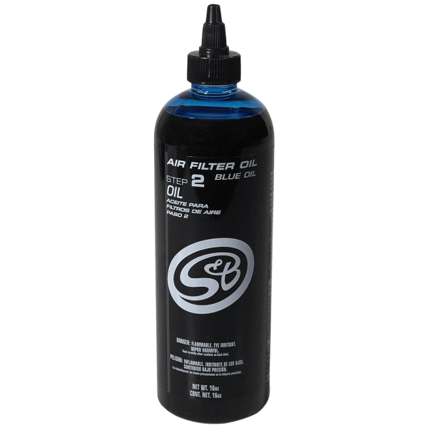 S&B - S&B 16 oz. Bottle of Air Filter Oil - Blue 88-0011