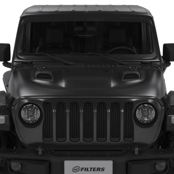 S&B - S&B Air Hood Scoops For Jeep Wrangler Rubicon / Gladiator (Scoops ONLY) AS-1015