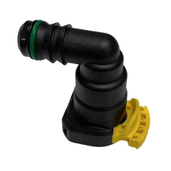 S&B - S&B 1/2" to 1/2" Quick Connect Fuel Fitting A624A58 55 05 TI1209-00