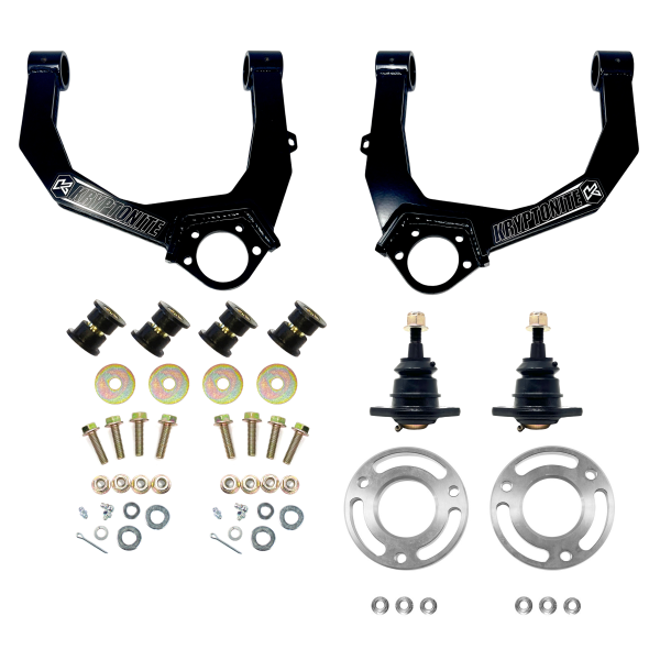 KRYPTONITE - KRYPTONITE STAGE 2 LEVELING KIT FOR CHEVY/GMC 1/2 TON 6 LUG TRUCKS 2019+ - KR19STAGE2