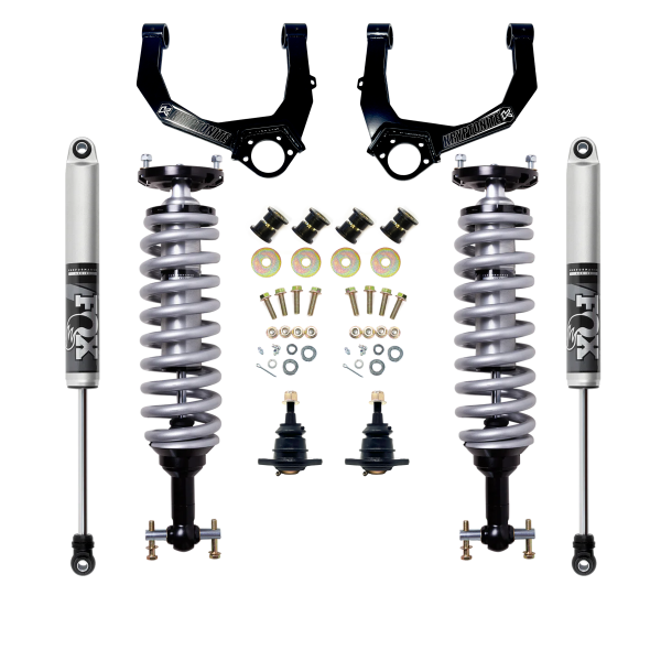 KRYPTONITE - KRYPTONITE STAGE 3 LEVELING KIT WITH FOX 2.5 SHOCKS FOR 1/2 TON 6 LUG TRUCKS 2019+ AT4/TRAIL BOSS - KR19STAGE3FOXPS-TB