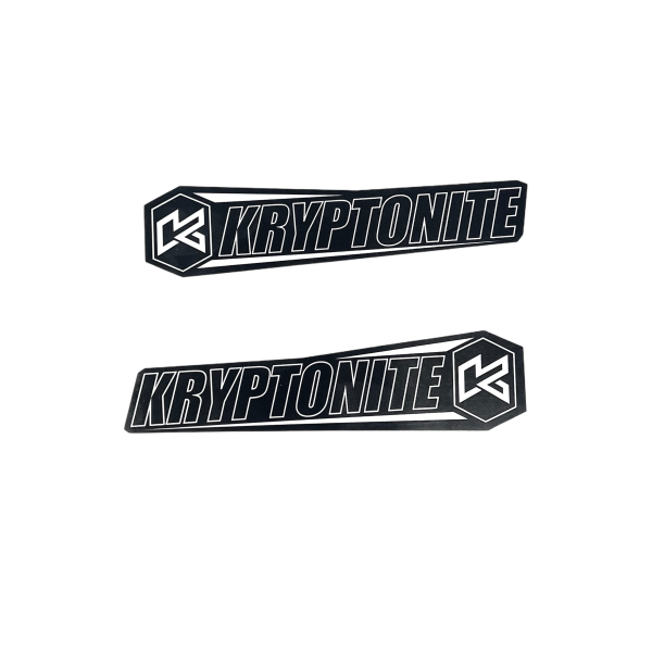 KRYPTONITE - KRYPTONITE UPPER CONTROL ARM LOGO PLATES KRUCA19 - KRUCA19PLATES