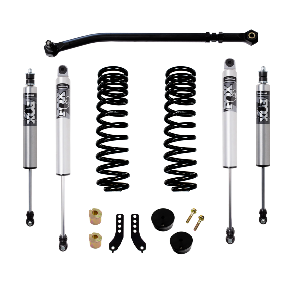 KRYPTONITE - KRYPTONITE FORD SUPER DUTY F250/F350 STAGE 2 LEVELING KIT WITH FOX PERFORMANCE SERIES HTO SHOCKS 2017-2025 (KRFD17STAGE2FOXHTO) - KRFD17STAGE2FOXHTO