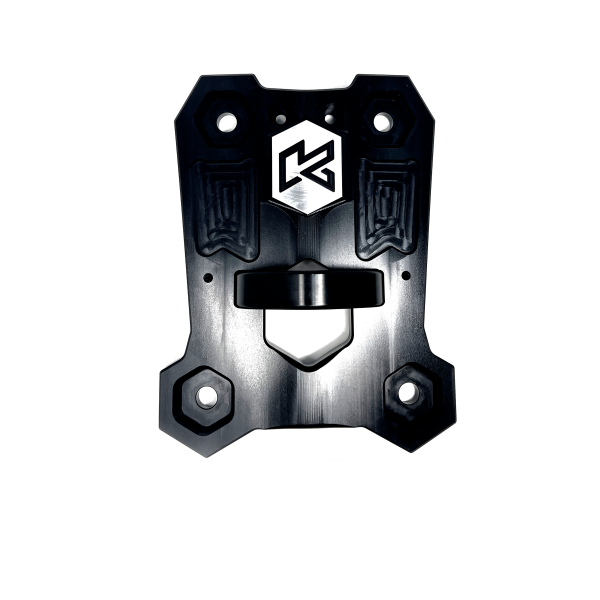 KRYPTONITE - KRYPTONITE POLARIS RZR DEATH GRIP REAR RADIUS PLATE 2022+ PRO R/TURBO R/PRO S - PLATE KIT WITH TOW HOOK - KRZRPRO1