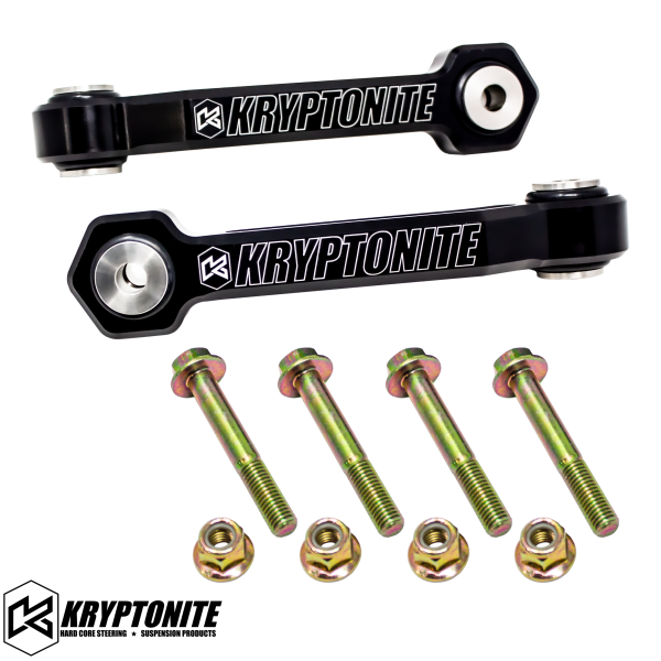 KRYPTONITE - KRYPTONITE POLARIS RZR DEATH GRIP FRONT SWAY BAR LINKS PRO XP/TURBO S (KRZRFSB4) - KRZRFSB4