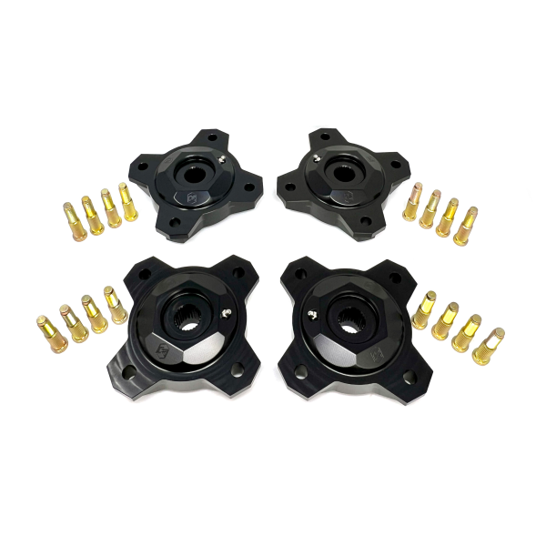 KRYPTONITE - KRYPTONITE DEATH GRIP POLARIS RZR XP 2014-2024 HUB ASSEMBLY/STUD KIT (KRZRWHA1-S4) - KRZRWHA1-S4