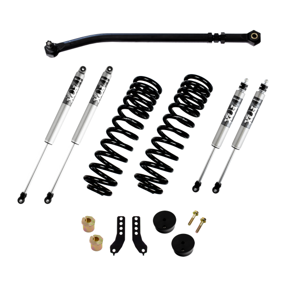 KRYPTONITE - KRYPTONITE FORD SUPER DUTY F250/F350 STAGE 2 LEVELING KIT WITH FOX SHOCKS 2017-2025 (KRFD17STAGE2FOX) - KRFD17STAGE2FOX