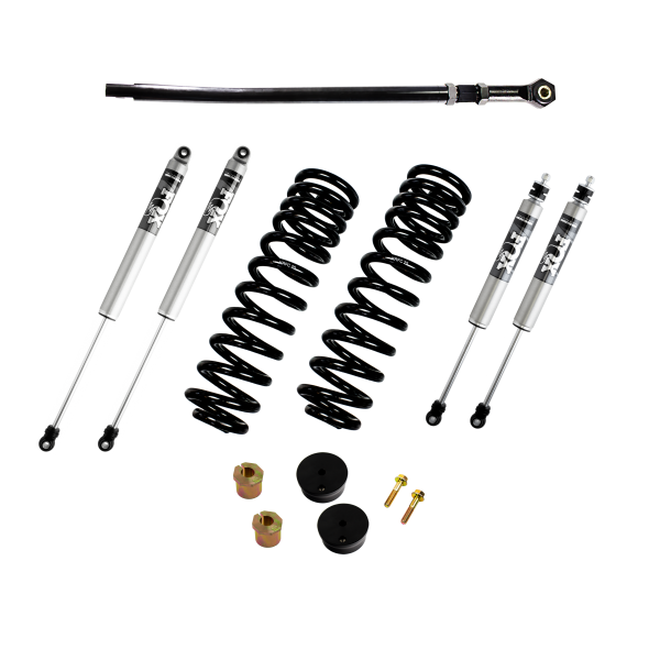 KRYPTONITE - KRYPTONITE FORD SUPER DUTY F250/F350 STAGE 2 LEVELING KIT WITH FOX SHOCKS 2005-2016 - KRFD05STAGE2FOX