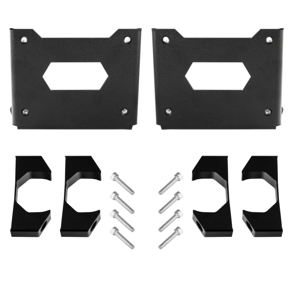 KRYPTONITE - KRYPTONITE DEATH GRIP FRONT SHOCK RESERVOIR MOUNT KIT 2014+ RAM 2500/3500 - 50mm Diameter Reservoir - KRSM14-50