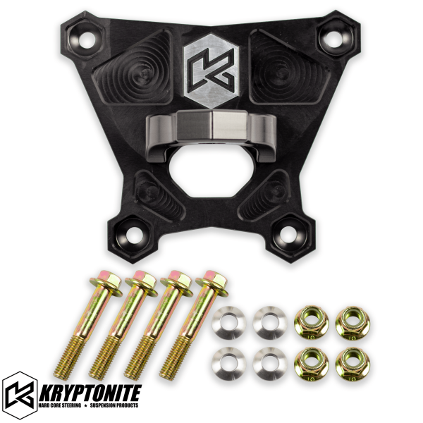 KRYPTONITE - KRYPTONITE POLARIS RZR DEATH GRIP REAR RADIUS PLATE 2020-2021 PRO XP - PLATE KIT ONLY (NO HOOK) - KRZRRP3X