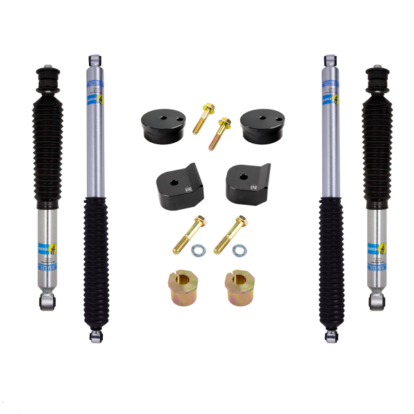 KRYPTONITE - KRYPTONITE FORD SUPER DUTY F250/F350 STAGE 1 LEVELING KIT WITH BILSTEIN SHOCKS 2005-2016 - KRFD05STAGE1BIL