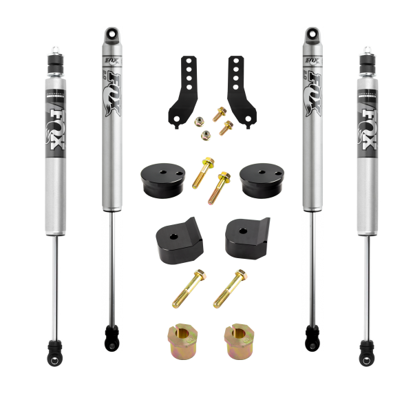 KRYPTONITE - KRYPTONITE FORD SUPER DUTY F250/F350 STAGE 1 LEVELING KIT WITH FOX SHOCKS 2017-2025 (KRFD17STAGE1FOX) - KRFD17STAGE1FOX