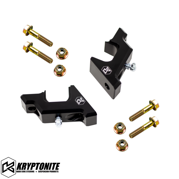 KRYPTONITE - KRYPTONITE POLARIS RZR DEATH GRIP FRONT SWAY BAR BRACKET KIT 2018-2021 TURBO S (KRZRFSB3) - KRZRFSB3