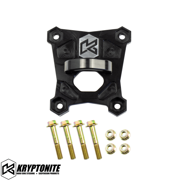 KRYPTONITE - KRYPTONITE POLARIS RZR DEATH GRIP REAR RADIUS PLATE 2014-2023 XP - PLATE KIT WITH TOW HOOK and HITCH BALL MOUNT - KRZRRP2