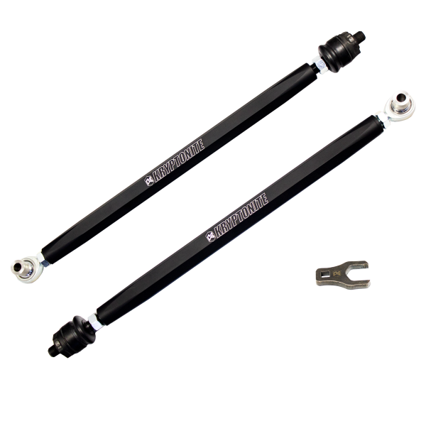 KRYPTONITE - KRYPTONITE CAN-AM MAVERICK X3 DEATH GRIP TIE RODS 2017-2023 - 64" WIDTH MODELS - KRTRX364