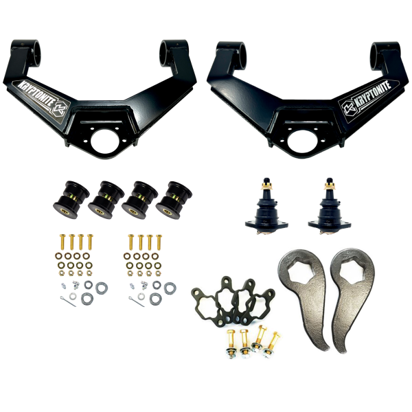 KRYPTONITE - KRYPTONITE STAGE 2 LEVELING KIT FOR 2011–2019 CHEVY/GMC 2500HD/3500HD - KR11STAGE2