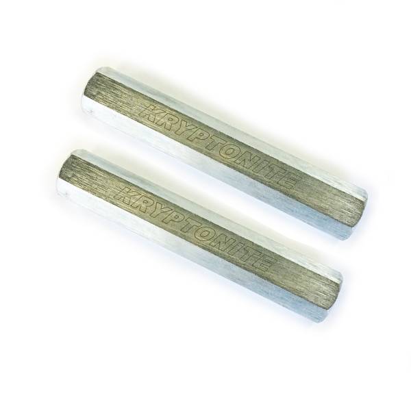 KRYPTONITE - KRYPTONITE SOLID STEEL TIE ROD SLEEVES ZINC PLATED FOR CHEVY/GMC TRUCKS/SUVS - KRSLV11