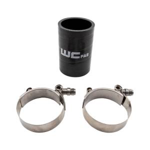 Wehrli Custom Fabrication 2" ID x 3.5" Long Silicone Boot and Clamp Kit - WCF207-110