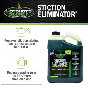 Hot Shot's Secret - Hot Shot's Secret STICTION ELIMINATOR Engine Oil Additive - 1 GALLON - Image 2