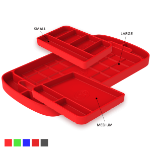 S&B Silicone Tool Tray Small - Red 80-1001S