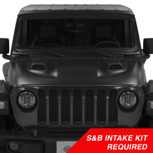 S&B Air Hood Scoops For Jeep Wrangler Rubicon / Gladiator (S&B Intake Required) AS-1014