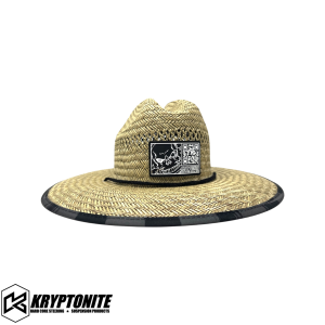 KRYPTONITE GRAPHIC STRAW HAT - STRAWQR2