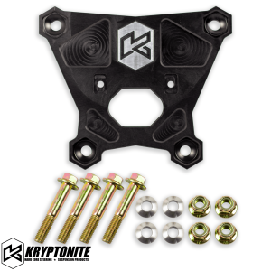 KRYPTONITE POLARIS RZR DEATH GRIP REAR RADIUS PLATE 2020-2021 PRO XP - PLATE KIT WITH TOW HOOK - KRZRRP1X