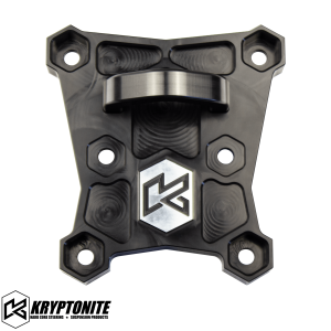 KRYPTONITE CAN-AM MAVERICK X3 DEATH GRIP REAR RADIUS PLATE 2017-2021 - PLATE KIT WITH TOW HOOK and HITCH BALL MOUNT - KRX3RP2