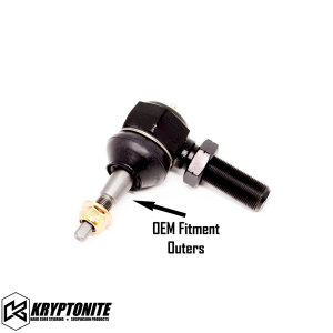 KRYPTONITE - KRYPTONITE SS CENTER LINK AND TIE ROD PACKAGE FOR 2011–2025 CHEVY/GMC 2500HD/3500HD - Fabtech RTS Outer Rod End - KRCLP11-FT - Image 3