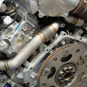 PPE - 2001-2004 (FED/2001 CA) GM 6.6L Duramax OEM Length Replacement High Flow Up-Pipe Kit - Image 2